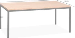 OMG Design Esstisch »Carriba« 1 Stk. tlg. In 2 Größen, mit Metallgestell