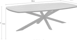 OMG Design Esstisch »Costa« Zeitloser Landhausstil, Breite 190 cm, moderne Bootsform