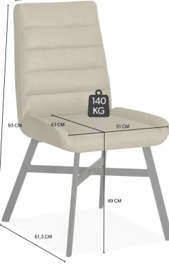 OMG Design Esszimmerstuhl »Brisbane« (Set) 1 Stk.Esszimmerstuhl, pflegeleichter Bezug