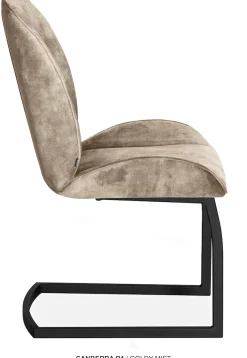 OMG Design Esszimmerstuhl »Canberra« (Set) 1 Stk.Esszimmerstuhl, pflegeleichter Samtvelour Bezug