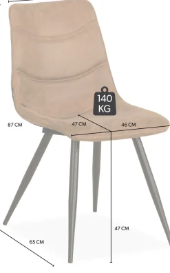 OMG Design Esszimmerstuhl »Crazy« (Set) 1 Stk.Esszimmerstuhl, pflegeleichter Bezug, mit Handgriff