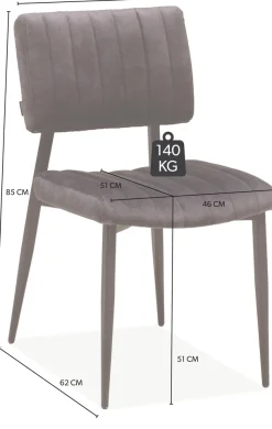 OMG Design Esszimmerstuhl »Ivan« (Set) 1 Stk.pflegeleichter Samtvelour Bezug, Küchenstuhl