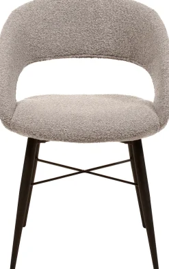 OMG Design Esszimmerstuhl »Marley« (Set) 2 Stk.mit modernem Cut-Out, Bouclé Bezug