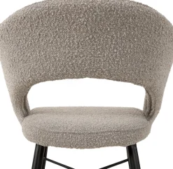 OMG Design Esszimmerstuhl »Marley« (Set) 2 Stk.mit modernem Cut-Out, Bouclé Bezug
