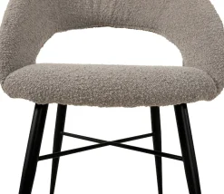 OMG Design Esszimmerstuhl »Marley« (Set) 2 Stk.mit modernem Cut-Out, Bouclé Bezug
