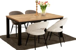 OMG Design Esszimmerstuhl »Marley« (Set) 2 Stk.mit modernem Cut-Out, Bouclé Bezug