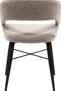 OMG Design Esszimmerstuhl »Marley« (Set) 2 Stk.mit modernem Cut-Out, Bouclé Bezug