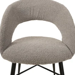 OMG Design Esszimmerstuhl »Marley« (Set) 2 Stk.mit modernem Cut-Out, Bouclé Bezug