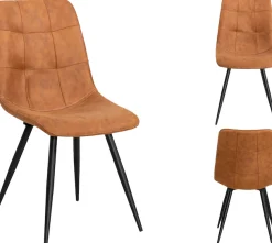 OMG Design Esszimmerstuhl »Peak« (Set) 1 Stk.moderne Sitzschale in Microfaser Lederoptik