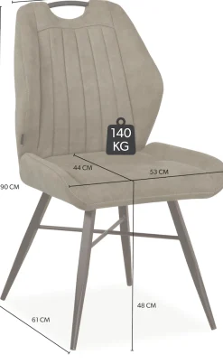 OMG Design Esszimmerstuhl »Torro« (Set) 1 Stk.bequemer Polsterstuhl, pflegeleichter Bezug