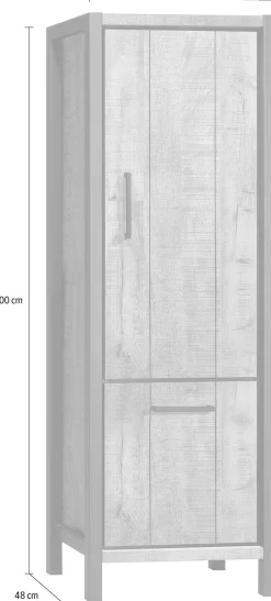 OMG Design Mehrzweckschrank »Ocean, Vitrine, Wohnzimmerschrank« mit Soft-Close, in zwei Breiten