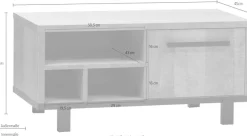 OMG Design TV-Schrank »Malaga Lowboard« in zwei Breiten