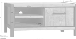 OMG Design TV-Schrank »Ocean« Lowboard, TV-Tisch in zwei Breiten