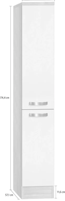 OPTIFIT Apothekerschrank »Faro« , 2 Auszüge, Metallgriffe, Breite 30 cm