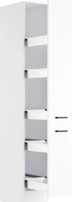 OPTIFIT Apothekerschrank »OPTImulti« Breite 30 cm, mit 2 Auszügen und 5 Ablagen, Metallgriffe