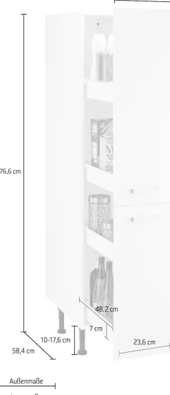 OPTIFIT Apothekerschrank »Parma« Breite 30 cm