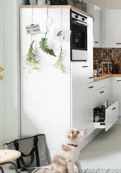 OPTIFIT Backofen/Kühlumbauschrank »Elga« mit Soft-Close-Funktion, höhenverstellbaren Füßen, Breite 60 cm