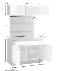 OPTIFIT Buffet »Odense« 120 cm breit, für viel Stauraum