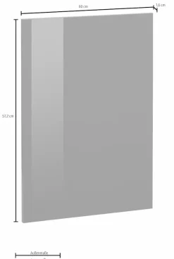 OPTIFIT Frontblende »Bern« für teilintegrierbaren Einbaugeschirrspüler, Höhe 57,2 cm