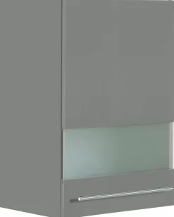 OPTIFIT Glashängeschrank »Bern« Breite 50 cm, Front mit Milchglas-Einsatz, mit Metallgriff