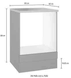 OPTIFIT Herdumbauschrank »OPTImulti« Breite 60 cm, inkl. Arbeitspaltte und Sockel