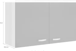 OPTIFIT Hängeschrank »Faro« , mit Metallgriffen, Breite 100 cm