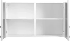 OPTIFIT Hängeschrank »Odense« 100 cm breit, mit 2 Türen mit Grauglaseinsatz