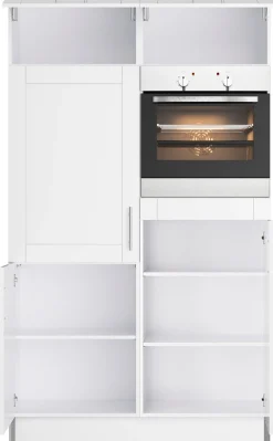 OPTIFIT Küche »Ahus, Back-/Kühlmodul« Breite 120 cm, wahlw. mit E-Geräten, Soft Close Funktion, MDF Fronten