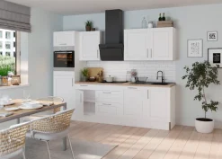 OPTIFIT Küche »Ahus« Breite 280 cm,wahlw. mit E-Geräten,Soft Close Funktion,MDF Fronten