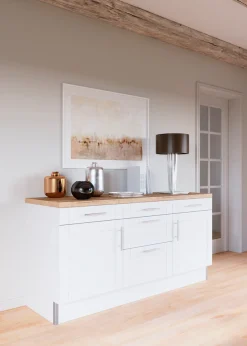 OPTIFIT Küche »Ahus« 180 cm breit, ohne E-Geräte, Soft Close Funktion, MDF Fronten
