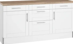 OPTIFIT Küche »Ahus« 180 cm breit, ohne E-Geräte, Soft Close Funktion, MDF Fronten
