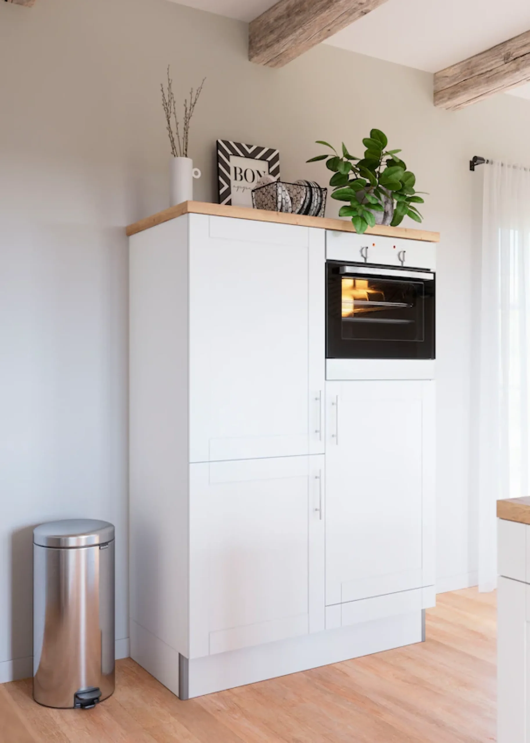 OPTIFIT Küche »Ahus, Hochschrankmodul« Breite 120 cm,wahlweise mit E-Geräten,Soft-Close-Funktion