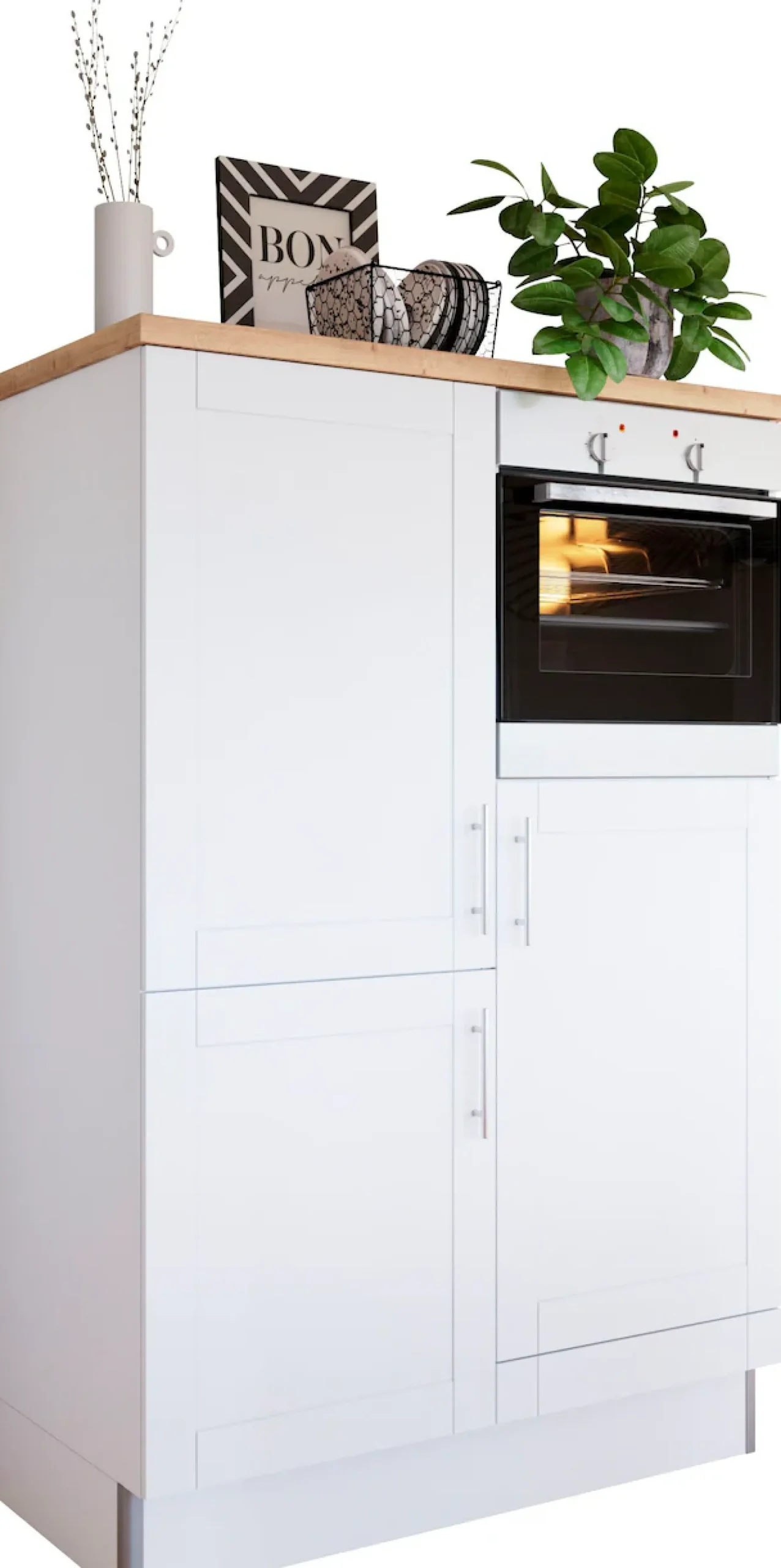 OPTIFIT Küche »Ahus, Hochschrankmodul« Breite 120 cm,wahlweise mit E-Geräten,Soft-Close-Funktion