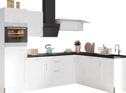 OPTIFIT Küche »Ahus« 200 x 270 cm breit, wahlweise mit E-Geräten, Soft Close Funktion