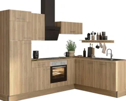 OPTIFIT Küche »Klara« 270 x 200 cm breit, wahlweise mit E-Geräten