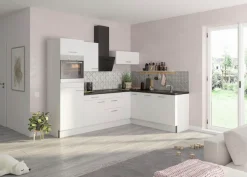 OPTIFIT Küche »Klara« 270 x 200 cm breit, wahlweise mit E-Geräten