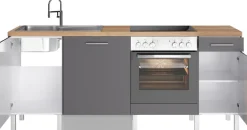OPTIFIT Küche »Lilly« Breite 210, wahlweise mit E-Geräten