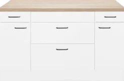 OPTIFIT Kücheninsel »Elga« ohne E-Geräte, mit Soft-Close-Funktion, Stellbreite 160 x 95 cm