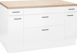 OPTIFIT Kücheninsel »Elga« Soft-Close-Funktion, großen Vollauszügen, Stellbreite 150 x 95 cm