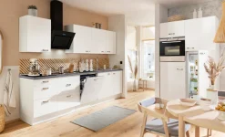 OPTIFIT Küchenzeile »Cara mit Hanseatic E-Geräten« Breite 400 cm, Induktionskochfeld, Soft-Close-Funktion, Vollauszüge