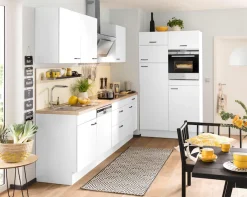 OPTIFIT Küchenzeile »Elga« Premium-Küche, Soft-Close-Funktion, großen Vollauszügen, Breite 390 cm