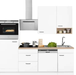 OPTIFIT Küchenzeile »Elga« Premium-Küche, Soft-Close-Funktion, großen Vollauszügen, Breite 230 cm