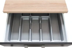 OPTIFIT Küchenzeile »Leer Breite 300 cm« mit Hanseatic E-Geräten, inkl. Kühlschrank