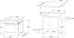 OPTIFIT Küchenzeile »Malika« Breite 270 cm, mit Hanseatic-E-Geräten