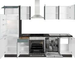 OPTIFIT Küchenzeile »Malika« Breite 270 cm, mit Hanseatic-E-Geräten
