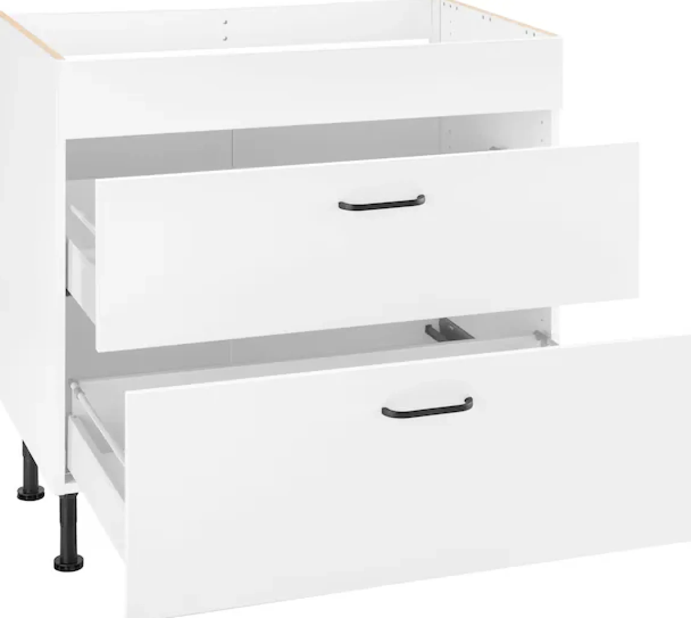 OPTIFIT Kochfeldumbauschrank »Elga« mit Soft-Close-Funktion, höhenverstellbaren Füße, Breite 90 cm