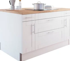 OPTIFIT Pantryküche »Ahus« Kücheninsel, Breite 150 cm, wahlweise mit Kochfeld