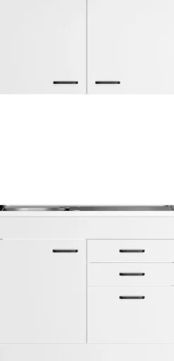 OPTIFIT Pantryküche »OPTImulti« Breite 100 cm, Tiefe 50 cm, mit Spülenauflage