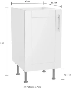 OPTIFIT Spülenschrank »Ahus« Breite 45 cm