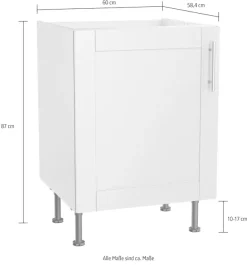 OPTIFIT Spülenschrank »Ahus« Breite 60 cm